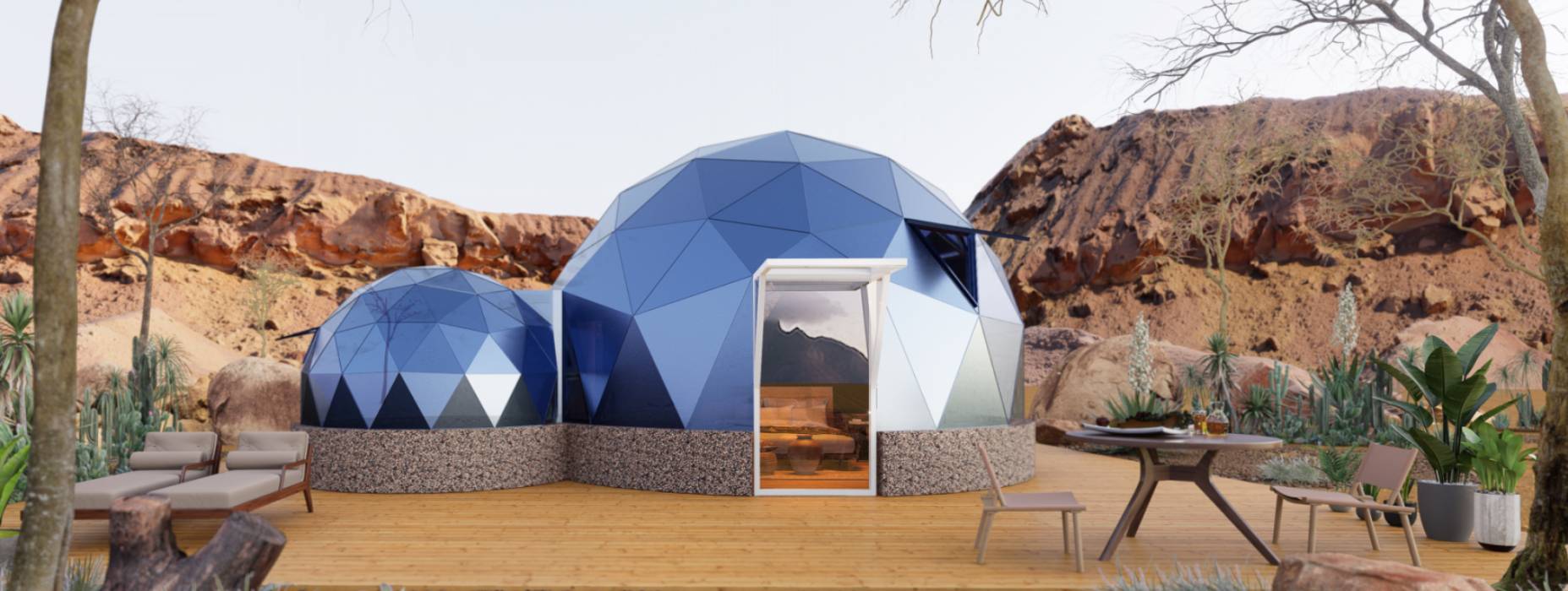 汾西县球形智能光伏玻璃星空房